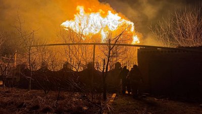 У Запорізькій області в результаті російських обстрілів сталося дві пожежі