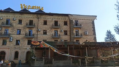 Наслідки обстрілу, Слов’янськ, 28 серпня 