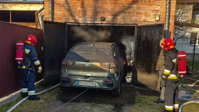 Пожежа у гаражі