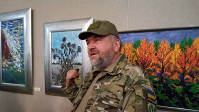 Усі гроші з продажу картин художник з Тернопільщини віддасть на ЗСУ
