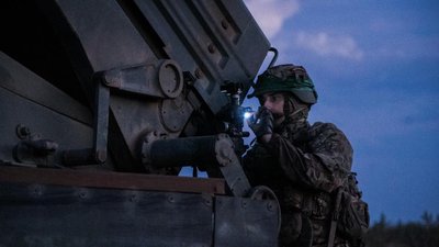 Український військовий на Торецькому напрямку