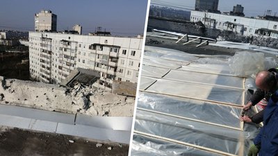 Обстріли Харкова: скільки покрівель пошкоджено у багатоповерхівках