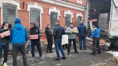 20 тонн гуманітарної допомоги вдруге привезли до Полтави благодійники із Польщі