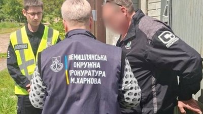 Чоловік, якого підозрюють у самовільному зайнятті землі на березі річки Немишлі