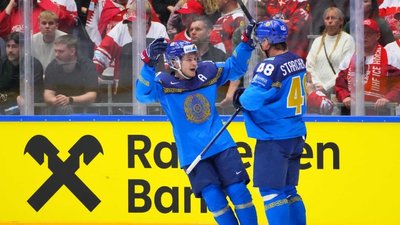 Збірна Казахстану з хокею достроково вийшла до елітного дивізіону ЧС