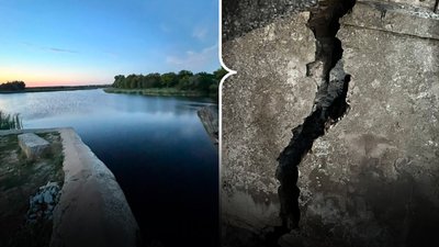 Аварійна дамба у Добриднівці на Одещині