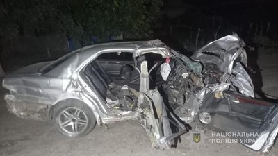 Автомобіль Mercedes-Benz, на якому водій спричинив смертельну ДТП у Татарбунарах