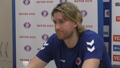 Айденас Малашинскас, гравець гандбольного клубу «Мотор» (Запоріжжя) Айденас Малашинскас, гравець гандбольного клубу «Мотор» (Запоріжжя)