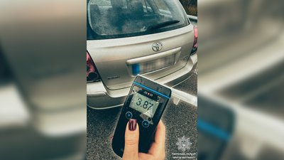 Нетверезі водії на Чернігівщині: рівень алкоголю в крові перевищував норму в 19 разів