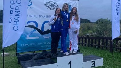 Спортсменка з Житомирщини стала чемпіонкою Європи з підводного орієнтування