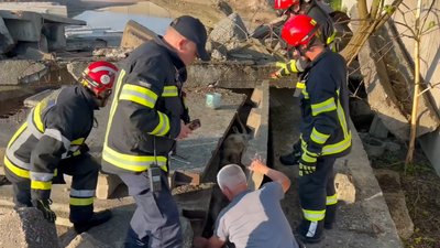 Під Житомиром врятували тварину, яка місяць пролежала затиснутою між бетонними плитами Під Житомиром врятували тварину, яка місяць пролежала затиснутою між бетонними плитами