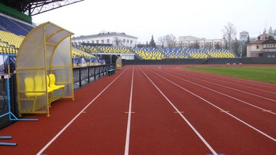 У Житомирі завершили реконструкцію першої черги стадіону "Полісся" У Житомирі завершили реконструкцію першої черги стадіону "Полісся"
