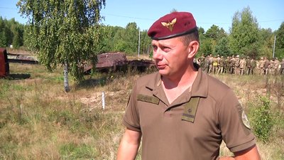 На полігоні під Житомиром 40 пластунів із табору "Легіон" пройшли вишкіл десантника