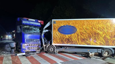 На Тернопільщині зіткнулися вантажівки, ДТП, аварія, вересень 2025