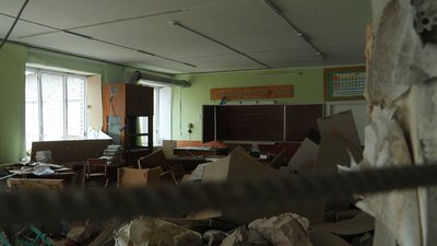 Руйнування, яких зазнав Михайло-Коцюбинський ліцей на Чернігівщині Руйнування, яких зазнав Михайло-Коцюбинський ліцей на Чернігівщині