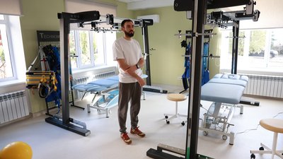 Інноваційний центр реабілітації обладнаний найсучаснішим устаткуванням, березень-2024. Фото: Хмельницька ОВА. Інноваційний центр реабілітації обладнаний найсучаснішим устаткуванням, березень-2024. Фото: Хмельницька ОВА.
