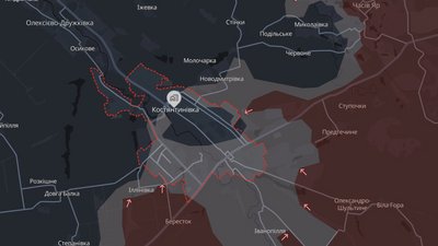 Костянтинівка просування РФ