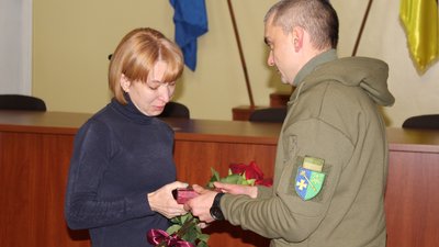 Дружині загиблого воїна Едуарда Тягуна з Полтавщини передали орден
