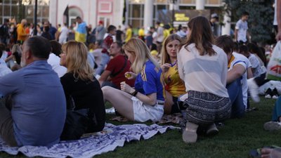 Євро-2020. Як в Одесі вболівають за національну збірну в матчі проти Англії Євро-2020. Як в Одесі вболівають за національну збірну в матчі проти Англії