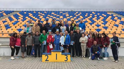 У Франківську відбувся відкритий чемпіонат області з легкої атлетики серед ветеранів