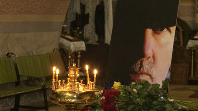 Прощання з художником Костем Борисюком у Луцьку