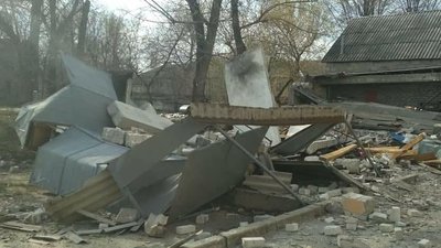 У Новодружеську російські військові зруйнували будинок