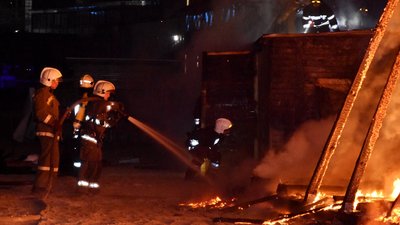 На одеському пляжі Ланжерон згорів літній майданчик