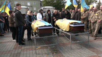 У Рівному попрощалися із братами Зіберами, які загинули на сході України