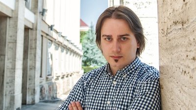 Cпівзасновник проєкту «Uzhhorod Modernism» та «Save Uzhhorod» Олег Олашин Cпівзасновник проєкту «Uzhhorod Modernism» та «Save Uzhhorod» Олег Олашин