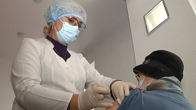 На території одеської Кірхи відкрили центр масової вакцинації На території одеської Кірхи відкрили центр масової вакцинації