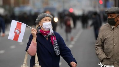 Протестна хода у Мінську Протестна хода у Мінську