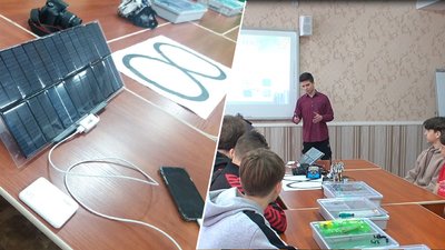 Кропивницькі школярі створили сонячну панель для зарядки телефонів