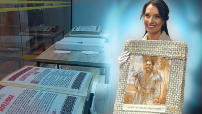 Про новий вишитий фоліант розповіла мисткиня з Рівного
