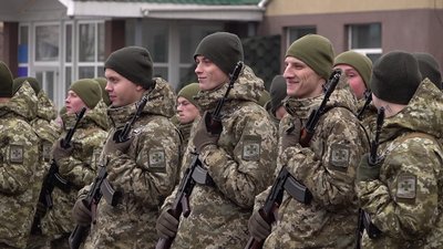 79 строковиків-прикордонників склали присягу на вірність українському народові в Оршанці 79 строковиків-прикордонників склали присягу на вірність українському народові в Оршанці