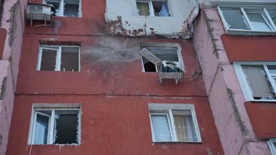 Пошкоджений будинок, Суми, 6 лютого 2026 року