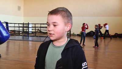 Роман Рак займається боксом два роки. Роман Рак займається боксом два роки.