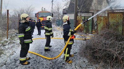 Пожежа у Запоріжжі 10 січня 2024