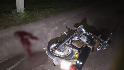 У Буринській громаді на Сумщині мотоцикліст травмувався в ДТП