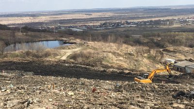 На Грибовицькому сміттєзвалищі почали монтувати системи для дегазації полігону На Грибовицькому сміттєзвалищі почали монтувати системи для дегазації полігону