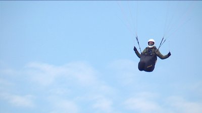 На Вінниччині тривають всеукраїнські змагання парапланеристів