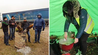 На Кіровоградщині другий день протестують шахтарі На Кіровоградщині другий день протестують шахтарі