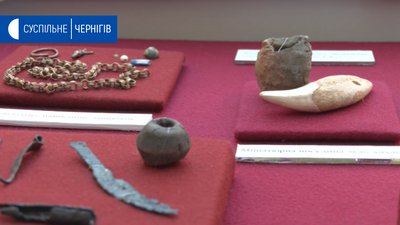 Амулет з ікла ведмедя, вістря стріли 5-4 тис. до н.е. - археологи Чернігівщини показали знахідки
