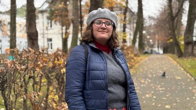 Вчителька Лідія Мазурчак
