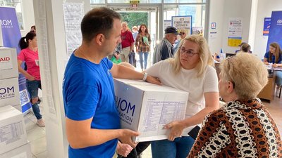 Гігієнічні набори для переселенців із Луганщини: у Вінниці ініціювали видачу гуманітарної допомоги
