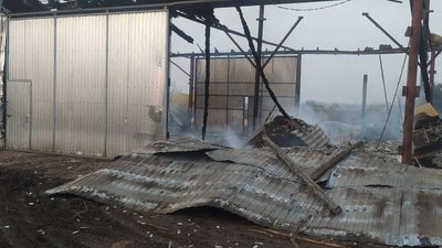 На Житомирщині згоріла приватна пилорама На Житомирщині згоріла приватна пилорама
