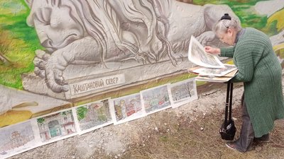 В Миколаєві з'явився мурал, присвячений роботам художника В Миколаєві з'явився мурал, присвячений роботам художника