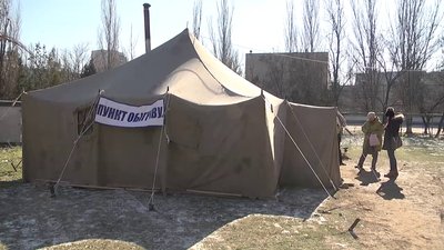 Як працює пункт обігріву у Шуменському мікрорайоні Херсона Як працює пункт обігріву у Шуменському мікрорайоні Херсона