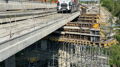 Ремонт моста біля села Великий Глибочок Ремонт моста біля села Великий Глибочок