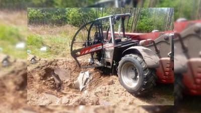 Відірвало ногу: на Чернігівщині тракторист підірвався на боєприпасі