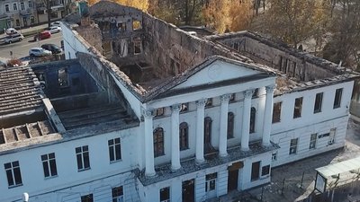 Рік після пожежі у будинку дворянського зібрання у Полтаві: що відомо Рік після пожежі у будинку дворянського зібрання у Полтаві: що відомо